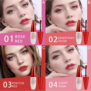 1/4Pcs Peel Off Lip Stain Tints, Nude Red Matte Liquid Lipstick Lip Stain Long Lasting Waterproof for Women, Non-sticky Lipstick Peel Off High Pigment No Faded Smudge-proof Lip Stains Gloss Lipgloss Makeup Lightweight Cosmetic Glossy