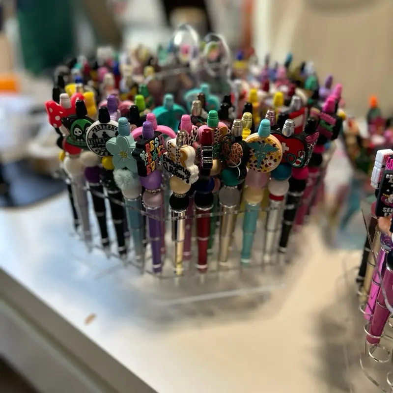 Pre-made beaded pens Pre-made beaded pens