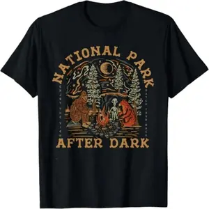 Funny National Park After Dark Men Women's T-Shirt Modern Cotton T-Shirt