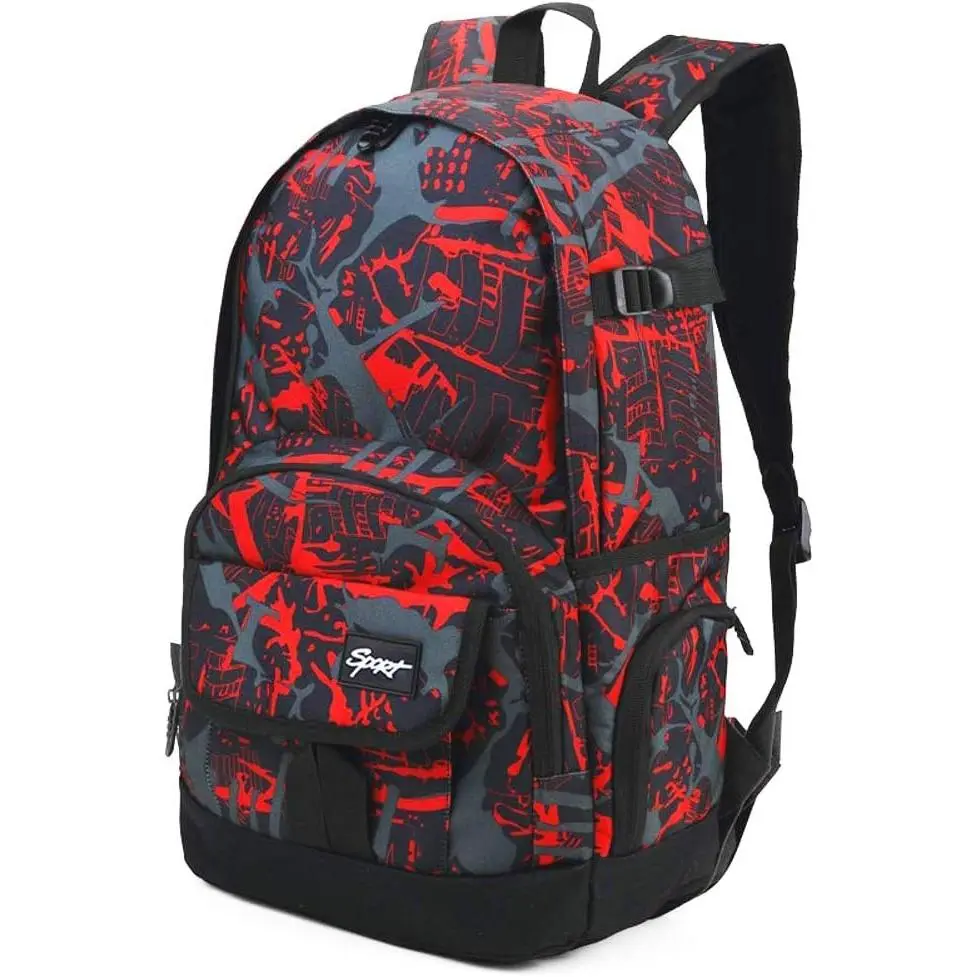 Rickyh-Style School Backpack, Lightweight Functional Travel Bag for College Students