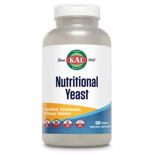 Springtok KAL Nutritional Yeast Tablet - Fortified Dietary Supplement for Spring and Healthy Nail Care - 500 Tablets