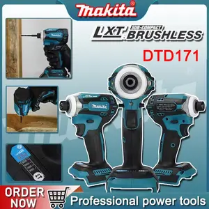 Makita DTD171 Impact Driver, 6.0Ah Battery Powered Electric Screwdriver for Fastening, Drilling, Construction, Automotive Repair, Woodworking & DIY Projects