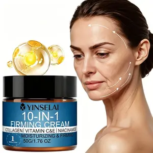 Ten-In-One Firming Cream, Deep Hydration and Moisturization, Smooths Dry Skin, Revitalizes Mature Skin, Enhances Radiance