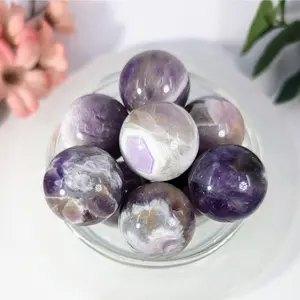 Banded Amethyst Mini Sphere Marble - 1 inch