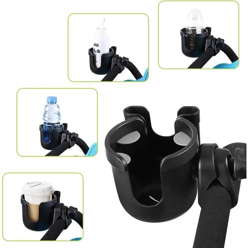 Stroller Cup Holder with Hook, Bike Cup Holder, Universal Cup Holder for Uppababy Nuna Doona Strollers, 2-in-1 Cup Phone Holder for Stroller Bike Wheelchair Walker Accessory Stroller Cup Holder with Hook, Bike Cup Holder, Universal Cup Holder for Uppababy Nuna Doona Strollers, 2-in-1 Cup Phone Holder for Stroller Bike Wheelchair Walker Accessory