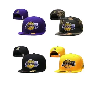New Era NBA Los Angeles Lakers Mens 9Fifty Snapback Cap - One Size - Unisex Classic Sport Streetwear Adjustable Collectible Sports Headwear