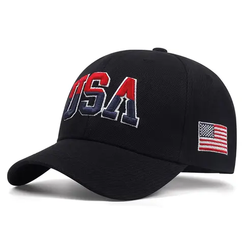 2026 New Personalized Creative Hip Hop Hat USA Side Embroidered American Flag Baseball Hat Street Fashion Skateboarding Hat Outdoor Leisure Sports Sunshade Hat Daily Life Commuter Decorative Hat Male Female Same Style