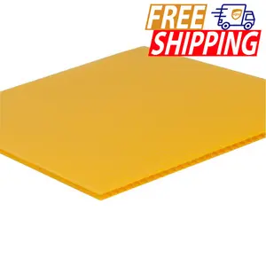 Whole Coroplast Board - Yellow - 3/16 inch thick
