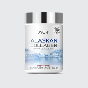 AC-I Alaskan Marine Collagen - 100% Pure Marine Collagen Peptide from Wild-Caught Fish Skins - Rich in Type I Collagen - 240g