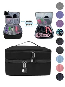Lockable Adult Storage Bag (two Password Locks), Large Capacity Travel Organizer, Home & Travel Privacy Essential