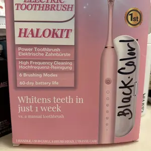 Rechargeable Electric Toothbrush With 8 Counts Brush Heads & 1 Count Travel Case, 1 Box 6 Cleaning Modes Toothbrush, Deep Cleaning Oral Care Toothbrush, Daily Oral Care Products