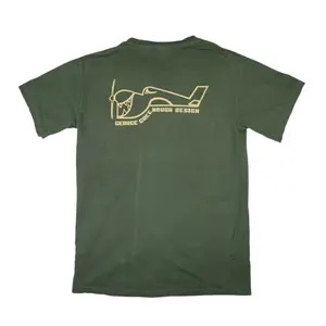 True Ames Greenough Airplane Logo Sage T-Shirt