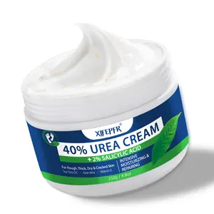 XIFEPFR Urea Cream 40 Percent for Feet Maximum Strength, with 2% Salicylic Acid Urea Foot Cream for Dry Cracked Heels and Feet, Tea Tree Oil Foot Cream for Corn and Callus Remover (8.8Oz)