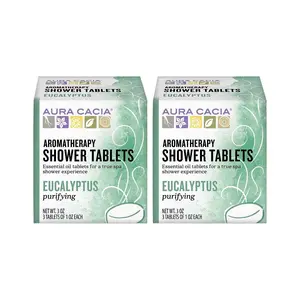 Aura Cacia Eucalyptus Shower Tablets 3 oz. (2 Pack)