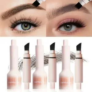 Waterproof Eyebrow Dye Gel, Long-Lasting, Stain-Resistant, Soft Brush Applicator, Natural Matte Finish, Plant-Based Squalane Formula, Makeup, Eyebrow Dye Paste