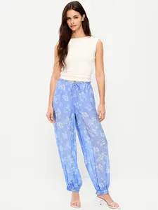 Old Navy Women's High-Waisted Chiffon Harem Pants