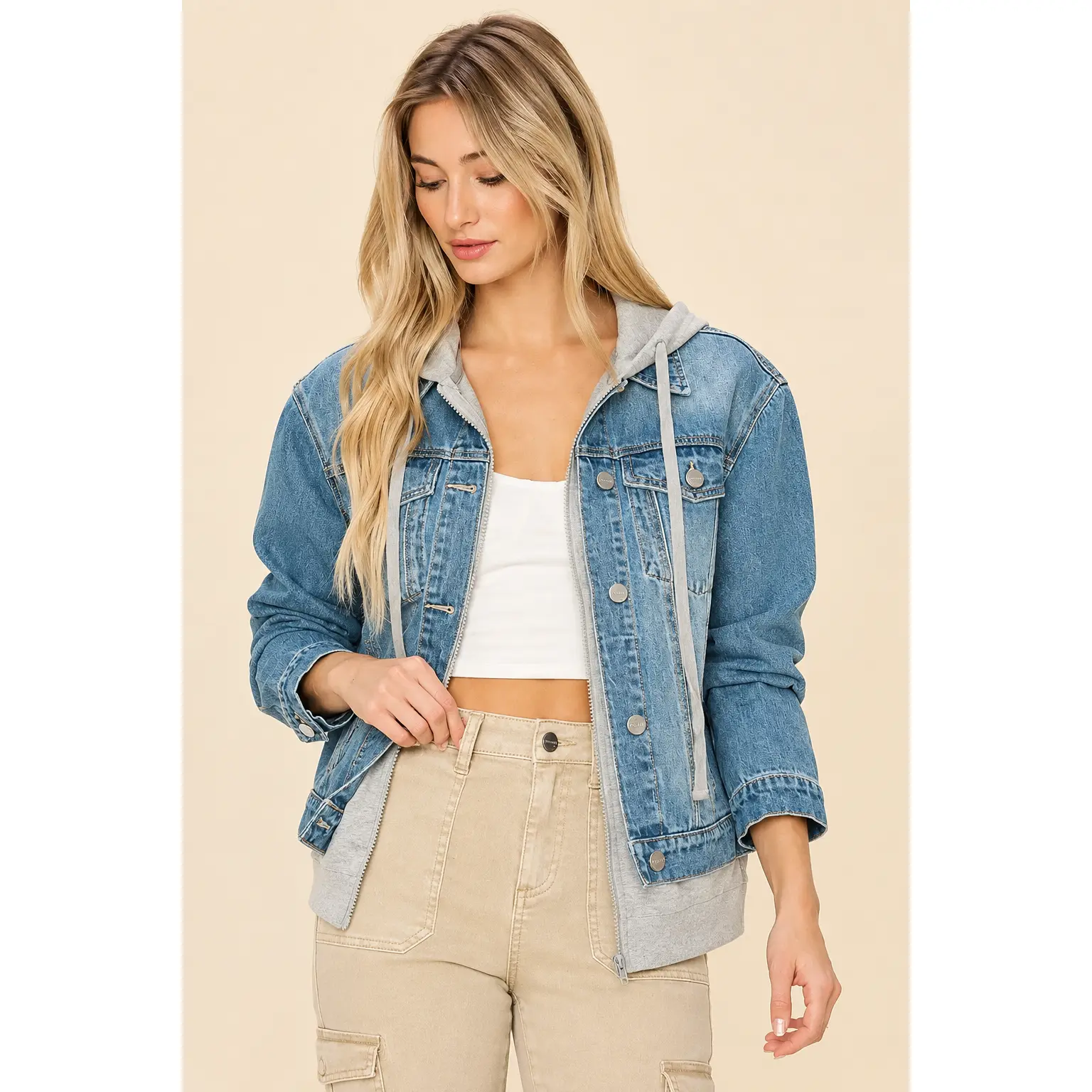 RISEN Oversized Hoodie Jacket