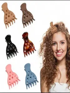 6pcs Root Lifting Hair Clips for Volume, Curly Hair Root Lifter Tool, Volumizing Claw Clamps, Root Clips for Curly Hair