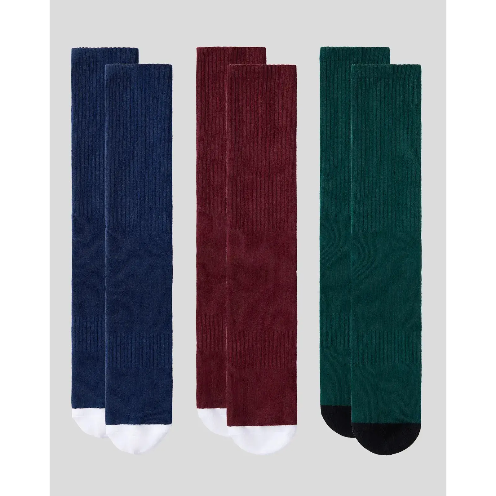 PSD Unisex Dark Tones Logo Crew Sock 3 Pack - Mid Weight Crew Socks for Men and Women PSD Unisex Dark Tones Logo Crew Sock 3 Pack - Mid Weight Crew Socks for Men and Women