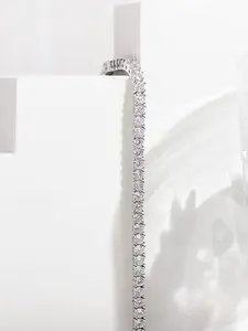 Moissanite Tennis Bracelet for Women Men D Color VVS Round Cut 4mm Moissanite Bracelets with Certificate of Authenticity