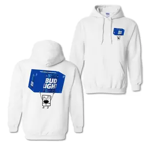 Doodlebob Bud Light Funny Hoodie, For Men, For Women, Casual Shirt, Trendy Shirt