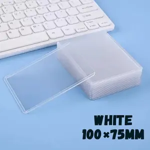 10-50Pcs Clear Hard Plastic Card Sleeves Top Loaders Sports Game Trading Protector Folder Collecting Cards Waterproof Display