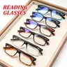 Unisex Durable Blue Light Glasses - 6-Pairs Mix Color High Def Lens, Plastic Full Rim Rectangular Frames, Spring Hinges, Non-Slip Nose Rest, Giftable Boxed Set for Computer Work, Friends & Family