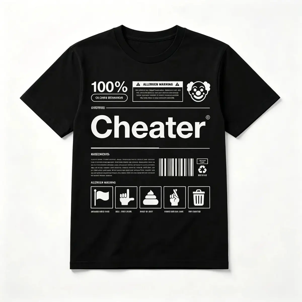 Certified Cheater T-Shirt Funny Breakup Revenge Gift