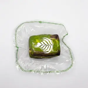 Matcha Latte Toast  | Handmade "Muddy" Squishy - Thick & Dense Texture, Food-Grade Silicone Sensory Fidget。