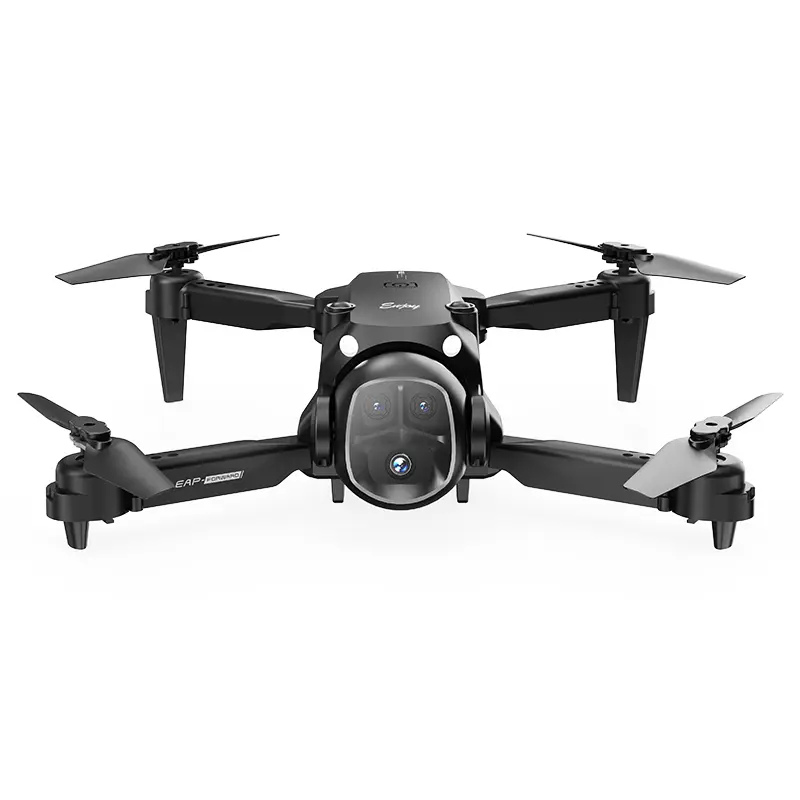 H2O Dual Camera Folding Drone, HD FPV, 5GHz WiFi, Electric & 90° Adjustable Dual Lens, Optical Flow, 2.4G 4CH 6-Axis Gyro Mini RC Quadcopter, Headless Mode, 360° Flips, Beginner-Friendly Aerial