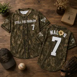 MW 7 Baseball Jersey, Country Concert Outfit, Western Fan Merch Jersey