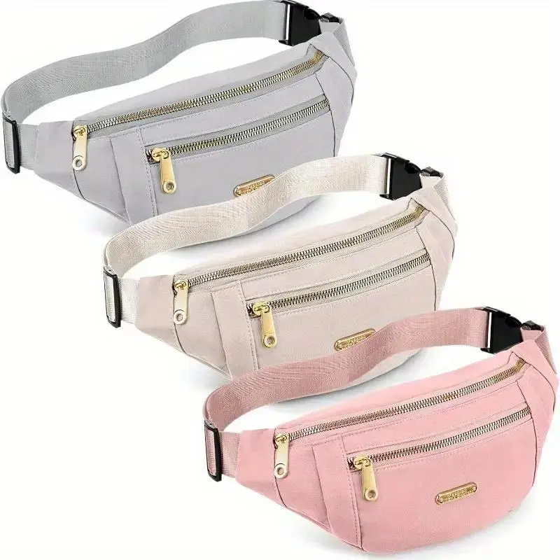 Waist Pack, Anti Theft Fanny Pack With Adjustable Strap, Unisex Practical Pouch for Running Exercise Walking And Daily Travel Activities