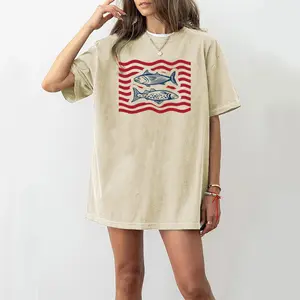 Fish Swimming in Water-Washed Top