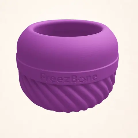 Freezbone Jumbo Dog Chew Toy - Extra Large Frozen Enrichment Toy for Tough Chewers and Big Dogs