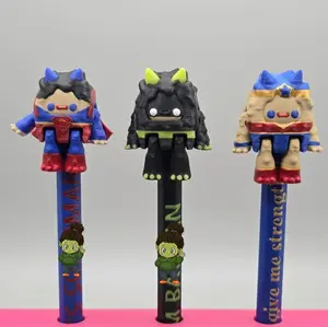 Yeti Hero refillable pens! Version 1. Yeti can be removed from pen. Yeti screws on and off.
