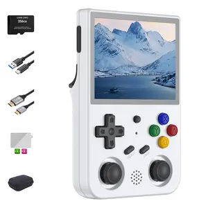 Anbernic RG353V Handheld Game Console【1 HDMI Cable+1 Portable Case+1 Screen Protector+1 Type-C Charging Cable 】3.5-inch IPS Screen Dual System Android 11 Linux 5G WiFi Bluetooth Online HDMI  Ready to Play