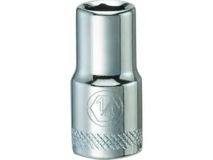 Stanley Tools 227503 0.25 in. 6 Point Socket - 0.25 in. Drive