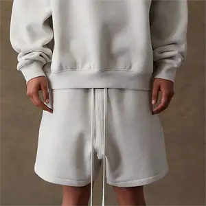 Men's Sports Sweatshorts - SS22 Collection, Light Oatmeal Color
