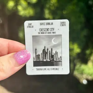 Crescent City Film Poster Sticker