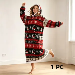 Unisex Oversized Wearable Blanket, Ultra-Soft Warm Hooded Blanket, Perfect Holiday Gift, Cozy and Comfortable, Ideal for All Seasons
