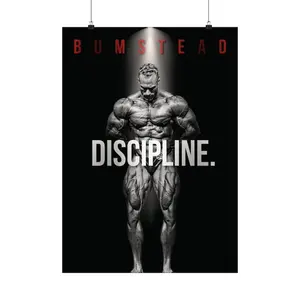 [SALE UP TO 50% - UNFRAMED] Chris Bumstead Poster, Bodybuilding Poster, Sports, Motivational, Gym Decor, Fitness, Man Cave Art, Gift For Him