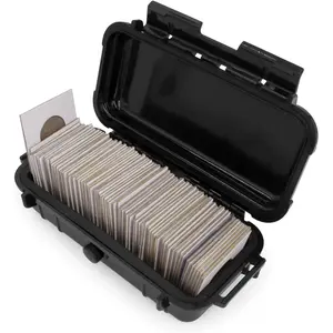 CASMATIX Coin Holder Case Fits 2x2 Coin Flips & Collection Supplies in Airtight Moisture Resistant Plastic Organizer Waterproof Crushproof Storage Box