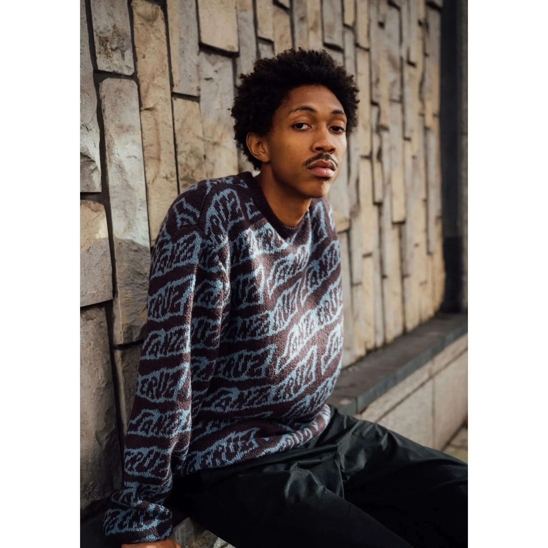 Creep Repeat Mens Santa Cruz Crew Sweater