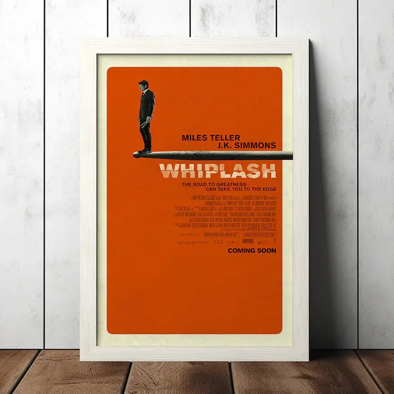 Whiplash Classic Movie Poster - Film Fan Collectibles - Vintage Movie Poster - Home Decor - Wall Art - Posters Gifts Unframed Wall Art Solid Color Printed