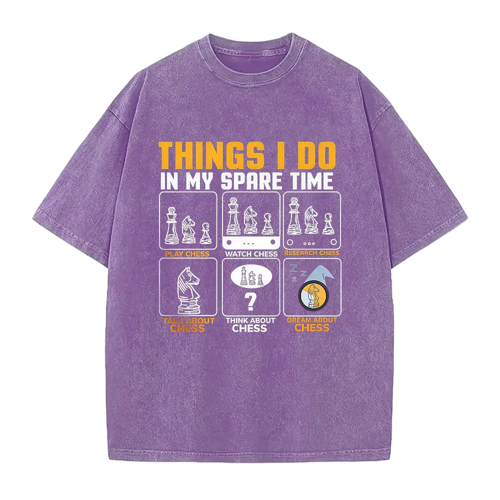Things I Do In My Spare Time Chess T-Shirt, Funny Chess Shirt, Chess Player Gift, Chess Lover TShirt, Chess Tourmament Shirt,