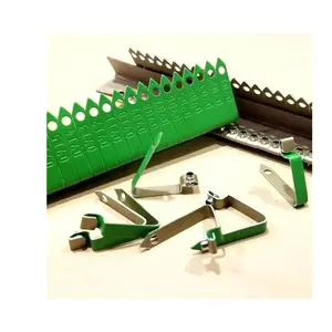 Neon Green Zip Wing Bands 100pcs for Chicken Poultry Bird Identification ID Tags Efficient Management Numbered Bands