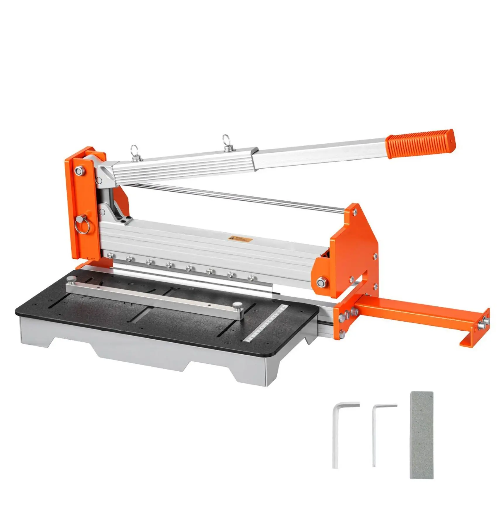 Vinyl Floor Cutter 12 Inch, Laminate Flooring Cutter 16mm, LVT LVP SPC Cutter with Aluminum Alloy Lever & Telescoping Support, for Engineered Wood & DIY Projects 15-18 mm