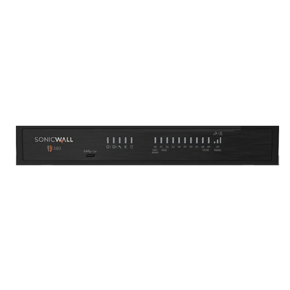 SonicWall TZ380 - Gen 8 Firewall Appliance (Appliance Only, No Subscription)