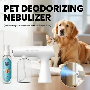 Pet Odor Neutralizer Concentrate with Fine Mist Spray Gun, Bio-Enzymatic Formula Helps Break Down Urine Odors, Plant-Derived Extracts, 150 mL Makes 3.96 Gal, Sage Scent