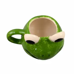 Super Cute Frog Mug Ceramic Cartoon Animal Coffee Cup Children's Breakfast Milk Water Mug with Animal Design